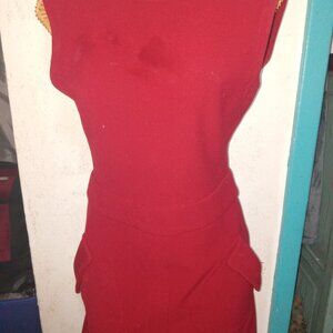 Red Zara dress